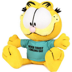 Play By Play Garfield Cute με Μπλε Μπλουζάκι 20cm