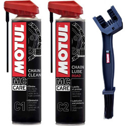 Motul Σετ Καθαριστικά Μηχανής 3τμχ