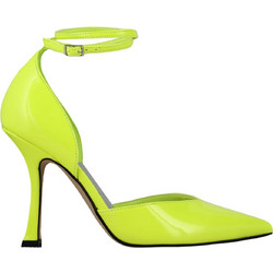 Nine West Γόβες Λουστρίνι με Τακούνι Στιλέτο & Λουράκι Lime FRENDS301-310