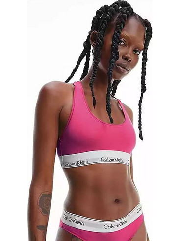 Calvin Klein Μπουστάκι χωρίς Μπανέλα Φούξια F3785E-VGY
