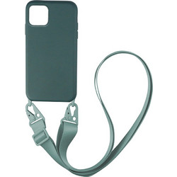 Sonique Silicone Strap Back Cover Green (iPhone 11 Pro)