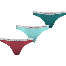 Tommy Hilfiger Βαμβακερά Γυναικεία String 3Pack UW0UW02829-OXS
