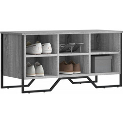 vidaXL Παπουτσοθήκη Μοριοσανίδας Γκρι M90xΠ38xY45cm 848642