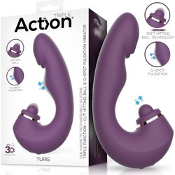 IntoYou Action Turis Δονητής G-Spot 16cm Μωβ
