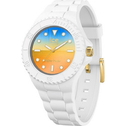 Ice Watch Γυναικείο Ρολόι με Λευκό Καουτσούκ Λουράκι IC020391