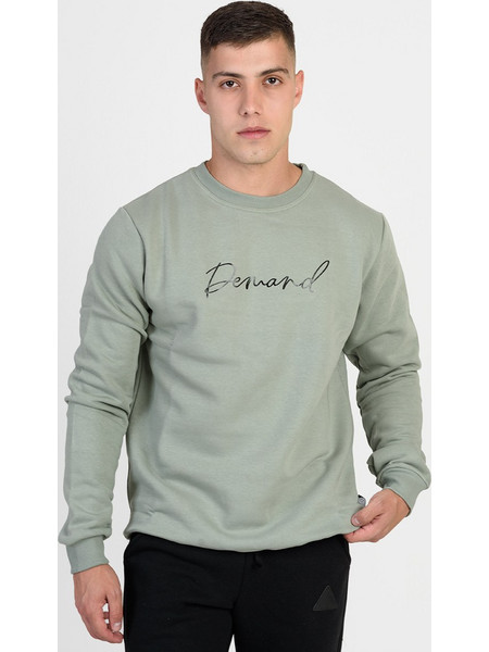 Cotton4all Demand Ανδρικό Φούτερ Πράσινο Mint 25-105