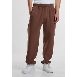 Urban Classics Fluffy Ανδρικό Παντελόνι Φόρμας με Λάστιχο Καφέ TB6749-14274