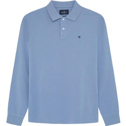 Hackett Ανδρική Μπλούζα Polo Μακρυμάνικη Γαλάζια HM550887