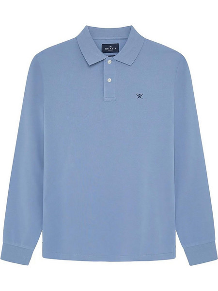 Hackett Ανδρική Μπλούζα Polo Μακρυμάνικη Γαλάζια HM550887