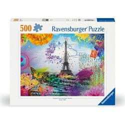 Puzzle Ravensburger Postcard From Paris 500 Κομμάτια