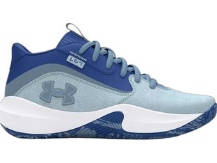 Under Armour Lockdown Παιδικά Αθλητικά Παπούτσια για Μπάσκετ Μπλε 3028514-400