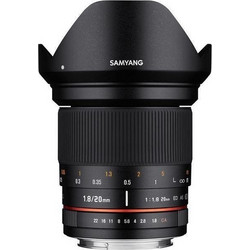 Samyang 20mm f/1.8 ED AS UMC Pentax K