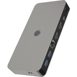 Icy Box IB-DK2880-C41 USB-A USB-C Docking Station με HDMI 8K PD Ethernet και Σύνδεση 2 Οθονών