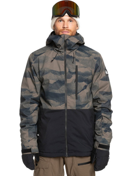 Quiksilver Mission Printed Block EQYTJ03478-CQP1 Ανδρικό Μπουφάν για Ski & Snowboard