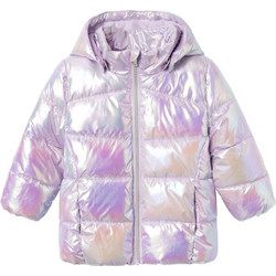 Name It Παιδικό Μπουφάν Χειμωνιάτικο Puffer Ροζ Χρυσό 13231154