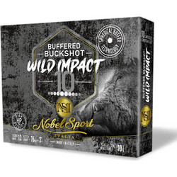 Nobel Sport Wild Impact Buckshot Buffered Φυσίγγια Δράμια 12Cal 76mm 10βολα 45gr 10τμχ