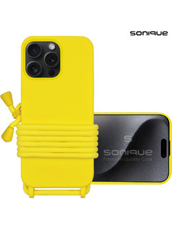 Sonique Carryhang Back Cover Yellow (iPhone 15 Pro Max)