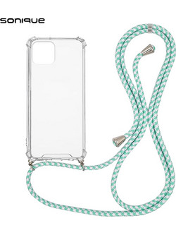 Sonique Strap Back Cover Transparent / Rainbow Veraman (iPhone 11 Pro)