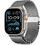 Tech-Protect Milano Λουράκι Μεταλλικό Silver (Apple Watch 44 / 45 / 46 / 49mm)