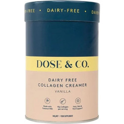 Dose & Co Dairy Free Collagen Creamer Vanilla 340gr