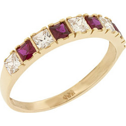 Million Diamonds Γυναικείο Δαχτυλίδι Σειρέ Μισόβερο από Xρυσό 14K με Ζιργκόν RZ21098
