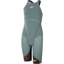 Speedo Fastskin LZR Παιδικό Αγωνιστικό Μαγιό Κολύμβησης Ολόσωμο για Κορίτσι Γκρι 813439-H819