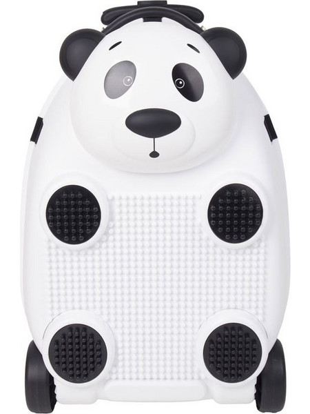 Zoolittle Trolly Panda ZOO-1707 Παιδική Βαλίτσα Καμπίνας 47.5x34.5x31.5cm με 4 Ρόδες Λευκή