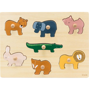 Παιδικό Puzzle Trixie Σφηνώματα Animals 7 Κομμάτια
