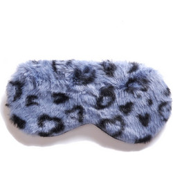 Animal Print Μάσκα Ύπνου Πολυεστερική Μπλε Μαύρη