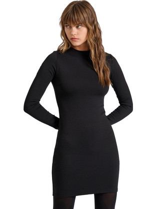 Funky Buddha Mini Καθημερινό Φόρεμα Μαύρο FBL010-111-13