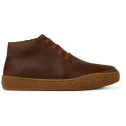Camper Peu Terreno Ανδρικά Μποτάκια Δερμάτινα Καφέ K300467-007