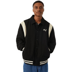 Huf Song Varsity Ανδρικό Μπουφάν Χειμωνιάτικο Bomber Μαύρο JK00439