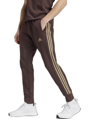 Adidas Essentials Ανδρικό Παντελόνι Φόρμας με Λάστιχο Καφέ IW7681
