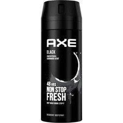AXE Black Non Stop Fresh Ανδρικό Αποσμητικό Spray 48h Χωρίς Αλουμίνιο 150ml