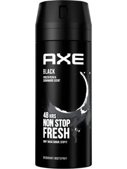 AXE Black Non Stop Fresh Ανδρικό Αποσμητικό Spray 48h Χωρίς Αλουμίνιο 150ml