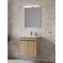 Furnibath Valencia 61 Σετ Έπιπλο Μπάνιου με Νιπτήρα & Καθρέπτη 6VL61CWL