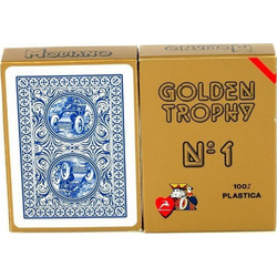 Modiano Golden Trophy Τράπουλα Πλαστική Μπλε 8003080004502
