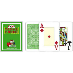 Modiano Texas Poker Τράπουλα Πλαστική Lime 01.01.825