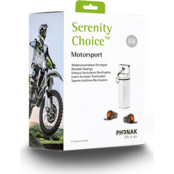 Phonak Serenity Choice Motorsport Ωτοασπίδες 2τμχ Μαύρες