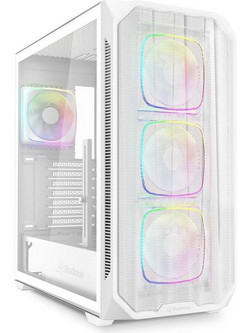 Sharkoon AK5M White Gaming Midi Tower Κουτί Υπολογιστή RGB με Πλαϊνό Παράθυρο