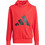 Adidas Παιδικό Φούτερ με Κουκούλα Κόκκινο JE1389
