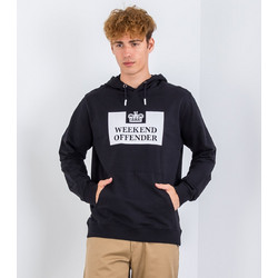 Weekend Offender Ανδρικό Φούτερ με Κουκούλα & Τσέπες Μαύρο WOHD100-BLK