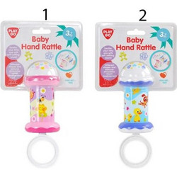 Playgo Baby Hand Κουδουνίστρα Μαράκα για 3+ Μηνών 2 Χρώματα
