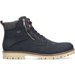 Rieker Ανδρικά Αρβυλάκια Δερμάτινα Navy Μπλε F3610-14