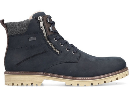 Rieker Ανδρικά Αρβυλάκια Δερμάτινα Navy Μπλε F3610-14