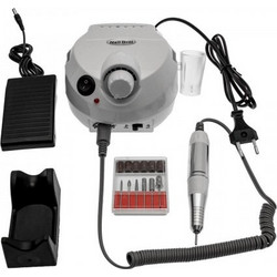 DM-202 Τροχός Νυχιών Ρεύματος 35000rpm 15W με Πεντάλ Λευκός