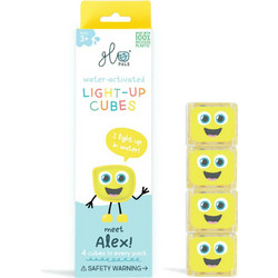 Glo Pals Light Up Cubes Alex Σετ 36+ Μηνών 4τμχ