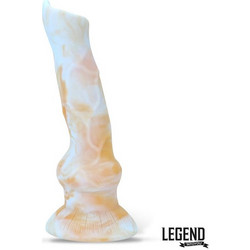 Legend Houndre Dildo με Βεντούζα 19.5cm Πορτοκαλί