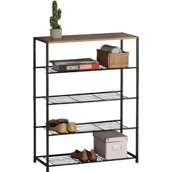 Ankor Παπουτσοθήκη Μεταλλική Μαύρη M63xΠ30xY83cm 844241