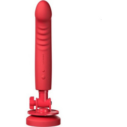 Lovense Mission 2 Vibrating Dildo Δονητής G-Spot για Ζευγάρια με App Control Κόκκινος